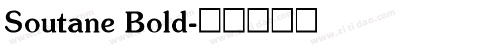 Soutane Bold字体转换